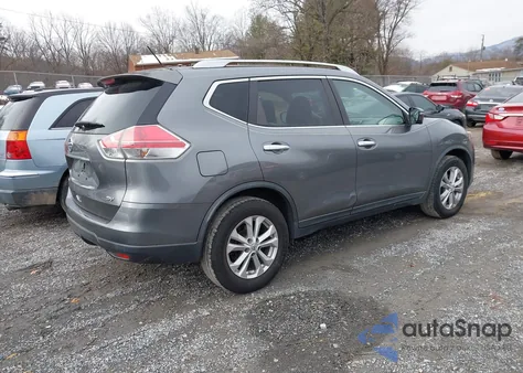 2015 Nissan Rogue Sv из США, поврежденный, VIN KNMAT2MT7FP538948
